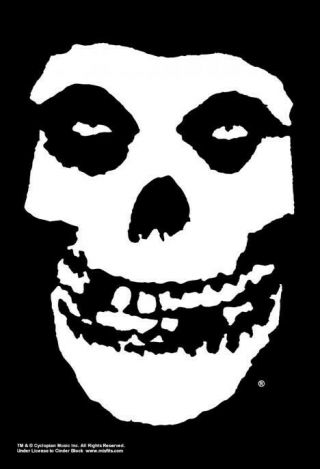Misfits Poster Flag Classic Fiend Club Skull Tapestry