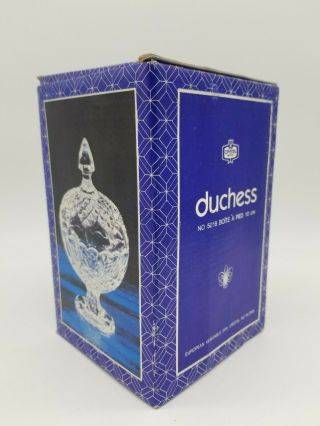 Vintage Duchess 24 Lead Crystal Candy Bowl 10cm Diameter.  Yugoslavia.