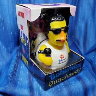 Bohemian Quacksody Celebriduck Rubber Duck Queen Freddie Mercury Fans Nib