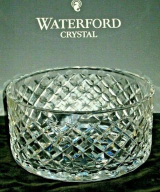 Vintage Waterford Crystal 7 " Round Bowl Centerpiece/salad Bowl Ireland