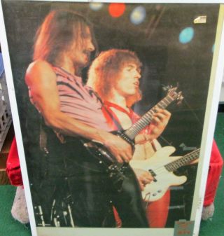Scorpions Poster Vintage Hair Heavy Metal Rare Early 80 