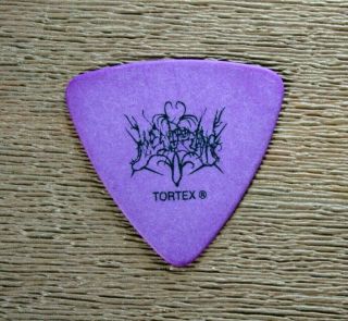 Limp Bizkit // Wes Borland 2009 Unicorns Tour Guitar Pick // Purple/black Tortex