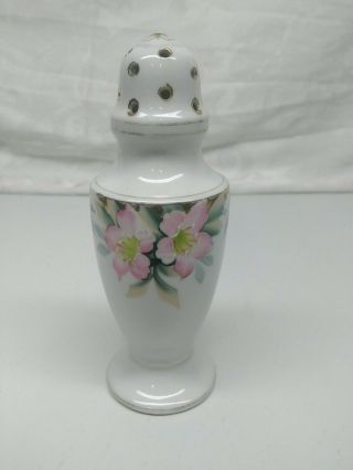 Vintage Noritake Azalea Sugar Shaker Muffineer Hand Painted Porcelain