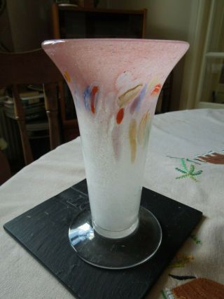 Glass Vase.  Strathearn.  Retro.  Collectable