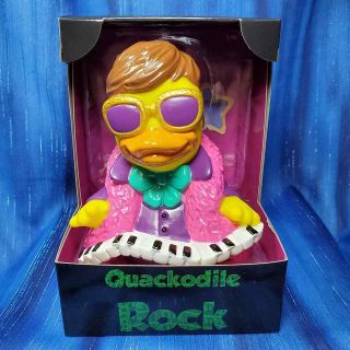 Quackodile Rock CelebriDuck Rubber Duck Elton John Fans NIB 2