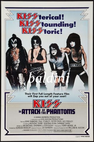 Kiss - Early Vintage 1979 Concert Poster - Looks Great Framed