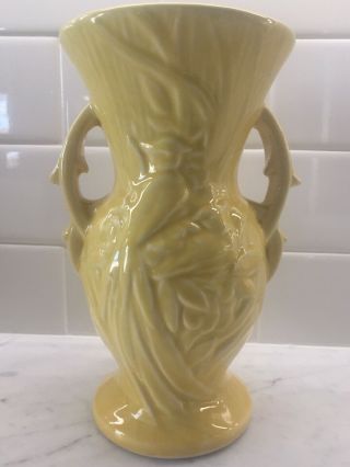 Vintage Mccoy Vase Yellow Bird Of Paradise