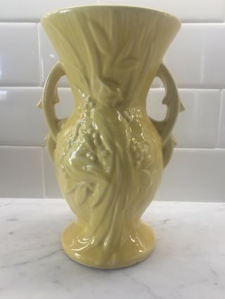 Vintage McCoy Vase Yellow Bird of Paradise 2