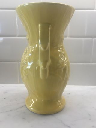 Vintage McCoy Vase Yellow Bird of Paradise 3