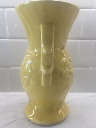 Vintage McCoy Vase Yellow Bird of Paradise 4