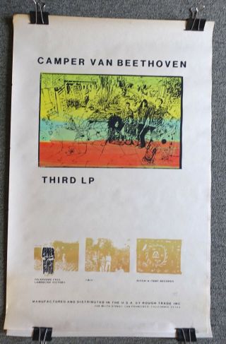 Camper Van Beethoven - Third Poster - Hand Screened