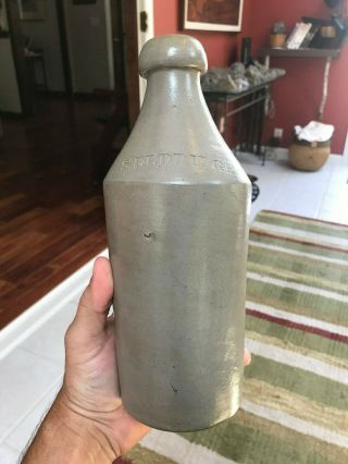 Mid 19th Century S.  Eldridge Dexter Maine Stoneware Beer or Sarsaparilla Bottle 3