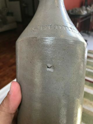 Mid 19th Century S.  Eldridge Dexter Maine Stoneware Beer or Sarsaparilla Bottle 5