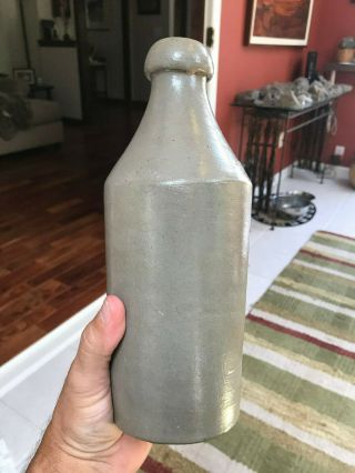 Mid 19th Century S.  Eldridge Dexter Maine Stoneware Beer or Sarsaparilla Bottle 7