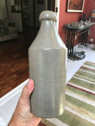 Mid 19th Century S.  Eldridge Dexter Maine Stoneware Beer or Sarsaparilla Bottle 8