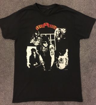 Rare 1991 Guns N Roses Theatre Tour,  Back Print,  Medium