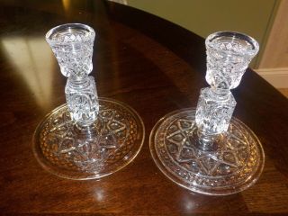 Imperial Cape Cod Crystal Candle Holders.