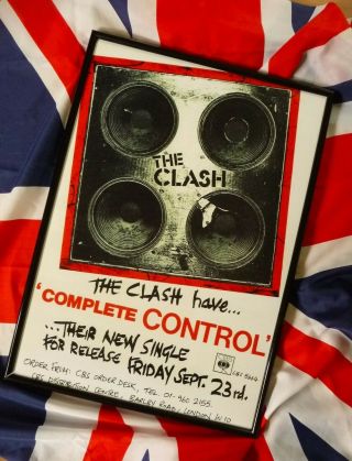 The Clash 1977 Poster