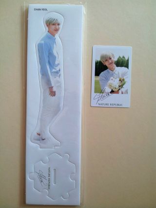 Exo Nature Republic Official Standing Figure Standee & Photocard - Chanyeol