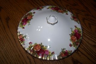 Royal Albert Old Country Roses Round Covered Vegetable Bowl Lid Only
