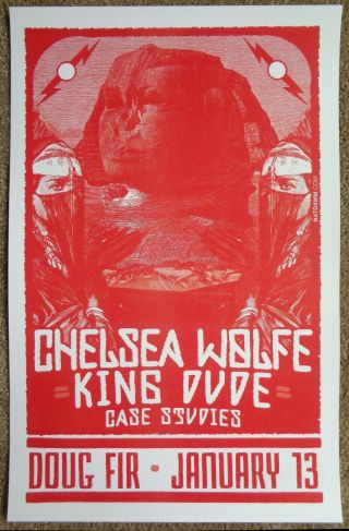 Chelsea Wolfe 2013 Gig Poster Portland Oregon Concert