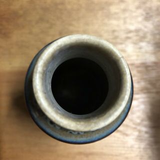 Soholm Denmark Stentoj Art Pottery Vase Brown Blue Purple 5 