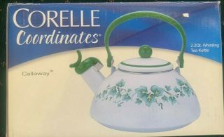 Corelle Coordinates Callaway Ivy Porcelain Enamel Tea Pot