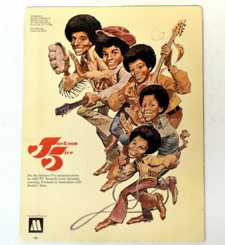 1972 - Jackson Five - 18 - Page Tour Program - 