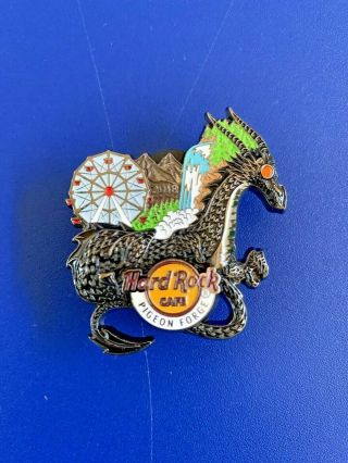 Pigeon Forge,  Tennessee Dragon & Ferris Wheel Hard Rock Cafe Pin Ltd Edition 300
