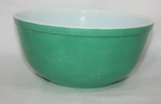 Pyrex Green Primary Color Mixing Bowl 403 Vintage 3
