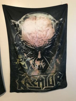Kreator Poster Flag Slayer,  Testament,  Anthrax,  Megadeth Thrash Metal Rare Oop