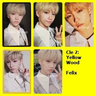 Stray Kids Photocard Album Yellow Wood Official Photo Card : Felix