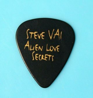 Steve Vai // Alien Love Secrets Tour Guitar Pick // Black/gold Whitesnake