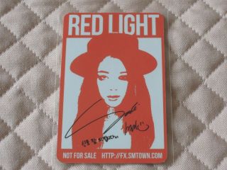 (ver.  Sulli) f (x) FX 3th Album Red Light Photocard Kpop SM 2