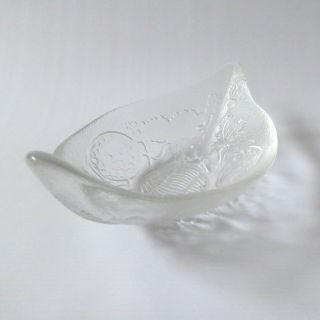 3 Dartington Glass Crystal Melon Boat/bowl/dish.  Ft466 1987 Frank Thrower,  Rare