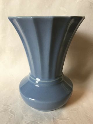 Pfaltzgraff Art Deco Pottery Vase Blue 302 York PA c.  1935 2