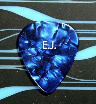 Eric Johnson // Custom Tour Guitar Pick Blue Pearloid Ej Steve Vai Joe Satriani