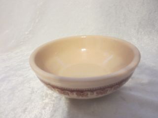 vintage Toltec Ware chili soup cereal bowl Bailey - Walker china tan w/ brown 3