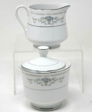 Wade Fine Porcelain China “diane” Creamer Set Sugar Bowl