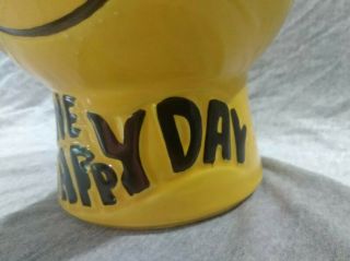 Vintage McCoy Smiley Face Cookie Jar HAVE A HAPPY DAY see all photos 7