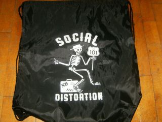 Social Distortion Highway 101 Vip Drawstring Bag Mike Ness Rare