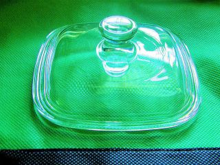 Petite Pan Glass Lid Fit Corning Ware P - 41 B & P - 43 B Casserole Dish