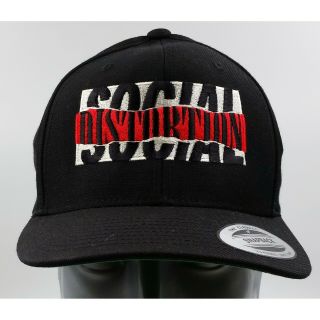 Social Distortion Snapback Cap Baseball Hat Embroidered Official Merch Punk