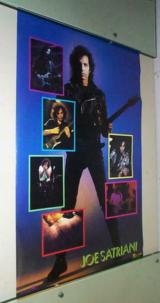 Joe Satriani Guitar Vintage Collage Poster
