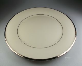 Lenox Solitaire Platinum Dimension Dinner Plates 10 3/4 " - Set Of 2 - Perfect