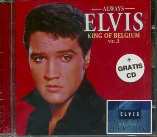 Rare Elvis Presley - Cd " Always Elvis - Vol.  2 King Of Belgium " With Promo