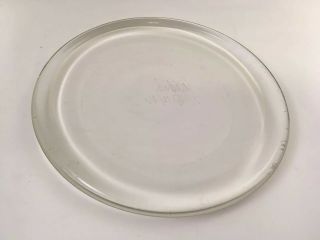 Vintage Handmade Glass Slab Dish Signed 6.  75 " Plate