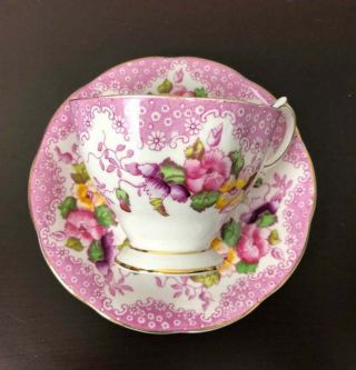 Royal Albert Teacup And Saucer Fine Bone China England Lovelace