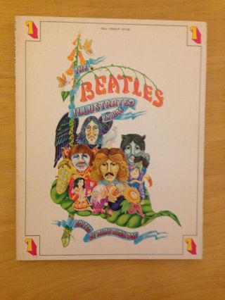 The Beatles Illustrated Lyrics Alan Aldridge - Dell Edition