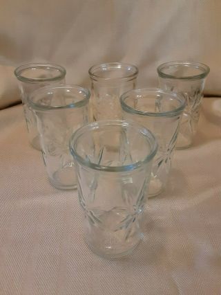 Anchor Hocking Jelly Jar Juice Glasses - Set of 6 2